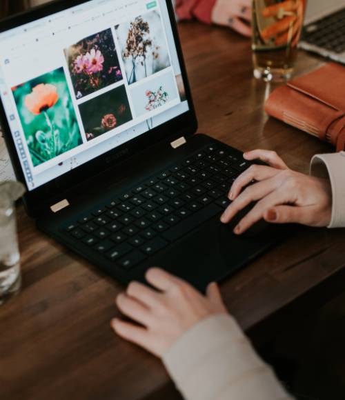 using-laptop